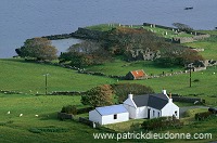 House and graveyard at Sound, Weisdale Voe, Shetland 13330 House and graveyard at Sound, Weisdale Voe, Shetland 13330