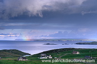 Rainbow over West Burra, Shetland, Scotland -  Arc-en-ciel sur West Burra  13385