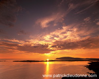 Sunset over South Mainland, Shetland - Couchant sur mainland sud 13423