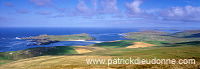 St Ninian from above, Shetland, Scotland / L'ile de St Ninian  13444