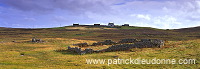 Ruins, croftland and houses at Greenland, W. Mainland - Champs et Maisons à Greenland  13475