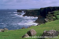 Eshaness basalt cliffs, Eshaness, Shetland -  Falaises basaltiques d'Eshaness  13603