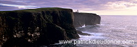 Sunset over Esha Ness cliffs, Shetland. - Couchant sur les falaises d'Eshaness 13572