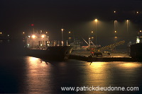 Scalloway harbour at night, Shetland - Port de Scalloway la nuit  13835