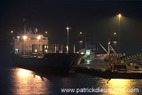 Scalloway harbour at night, Shetland - Port de Scalloway la nuit  13836