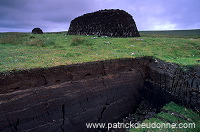 Peat cutting, Shetland, Scotland - Récolte de la tourbe dans les Shetland  13928