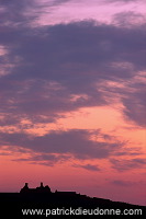Sunset, abandoned house, Unst - Couchant et maison abandonnée, Unst 14047