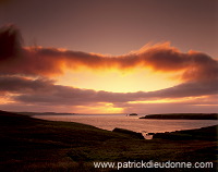 Sunset, Point of Coppister, Unst, Shetland. - Coucher de soleil, Coppister 14108