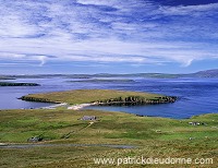 Ness of Sound, west coast of Yell. Shetland - Tombolo de Ness of Sound  14149