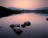 Sunset on Elter Water, Lake District, England - Elter Water, Angleterre  14206