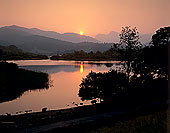 Sunset on Elter Water, Lake District, England - Elter Water, Angleterre  14209
