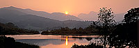 Sunset on Elter Water, Lake District, England - Elter Water, Angleterre  14208