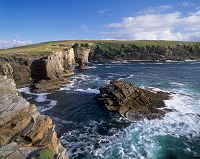 Yesnaby coast, Orkney, Scotland - Côte de Yesnaby, Orcades, Ecosse  15786