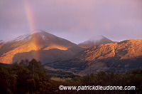 Rainbow over mountains, Scotland -  Arc-en-ciel, Ecosse  - 16243