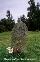 Culloden battlefield: Headstone, Scotland - Ecosse - 18892