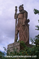 William Wallace statue, Stirling, Scotland - Ecosse - 19023