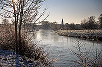 La Seille près de Metz en hiver - 17225
