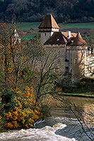 Chateau de Cléron, sur la Loue, Jura, France - 17083