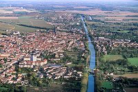 Ay, ville et canal, Marne (51), France - FMV298