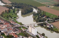 Port-a-Binson et l'ile Javiot, Marne (51), France - FMV017 Port-a-Binson et l'ile Javiot, Marne (51), France - FMV017