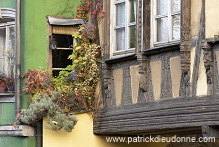 Strasbourg, maisons anciennes (old houses facades), Alsace, France - FR-ALS-0093