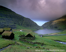Saksun, Streymoy, Faroe islands - Village de Saksun, iles Feroe - FER004
