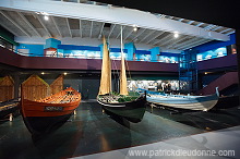 Rowing boats, Historical Museum, Torshavn, Faroes - Bateaux traditionnels, iles Feroe - FER604