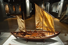 Rowing boats, Historical Museum, Torshavn, Faroes - Bateaux traditionnels, iles Feroe - FER605
