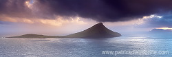 Koltur from Streymoy, Faroe islands - Ile de Koltur, iles Feroe - FER957