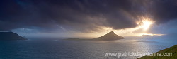 Koltur from Streymoy, Faroe islands - Ile de Koltur, iles Feroe - FER960