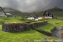 Viking site, Leirvik, Eysturoy, Faroe islands - Maison viking, iles Feroe - FER169 Viking site, Leirvik, Eysturoy, Faroe islands - Maison viking, iles Feroe - FER169
