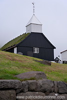 Timber church, Nordragota, Faroe islands - Eglise en bois, iles Feroe - FER182