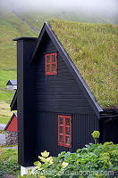 Houses, Elduvik, Eysturoy, Faroe islands - Elduvik, iles Feroe - FER205