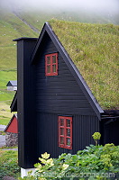 Houses, Elduvik, Eysturoy, Faroe islands - Elduvik, iles Feroe - FER205 Houses, Elduvik, Eysturoy, Faroe islands - Elduvik, iles Feroe - FER205