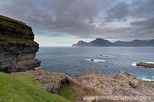 Kalsoy from Gjogv, Eysturoy, Faroe islands - Kalsoy, iles Feroe - FER224