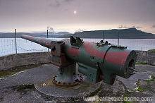 British gun, Nes, Faroe islands - Canon anglais, Nes, iles Feroe - FER711