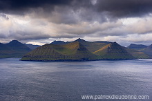 Eysturoy from Kalsoy, Faroe islands - Eysturoy, iles Feroe - FER760