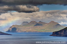 Streymoy from Sandoy, Faroe islands - Streymoy depuis Sandoy, iles Feroe - FER385