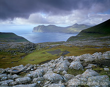 Vagar from Streymoy, Faroe islands - Vagar, iles Feroe - FER945