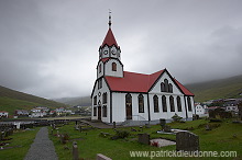 Church, Sandavagur, Faroe islands - Eglise a Sandavagur, iles Feroe - FER664