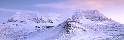 Mt Dyrfjoll and Bakkagerdi, East Fjords, Iceland - Dyrfjoll, Islande -  ISL0027