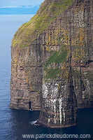 Sea cliffs, Hvalba, Suduroy, Faroe islands - Iles Feroe - FER488