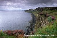 High basaltic cliffs, Skye, Scotland -  Falaises, Ecosse - 19348