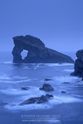 Gaada stack, arche naturelle, Shetland