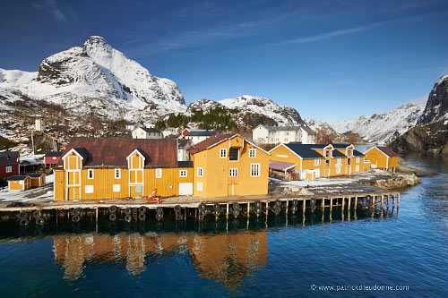  village de Nusfjord, Lofoten, Norvège