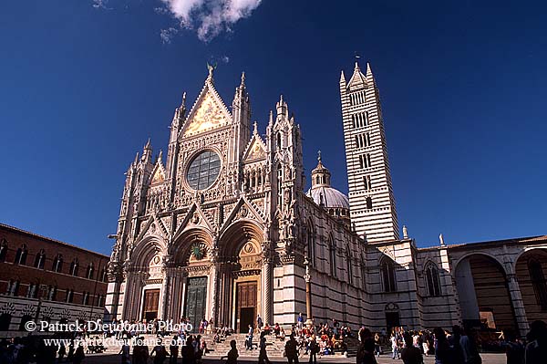 Tuscany, Siena, the Duomo -  Toscane, Sienne, la cathédrale  12577