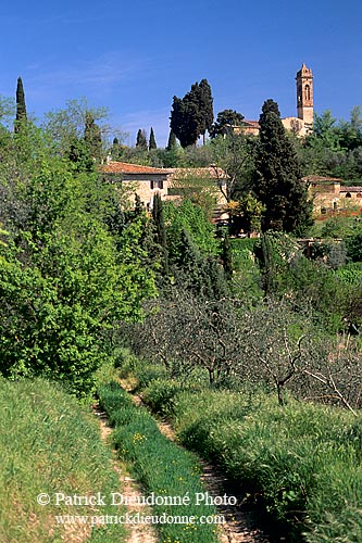 Tuscany, Chianti, Linari - Toscane, paysage à Linari  12134