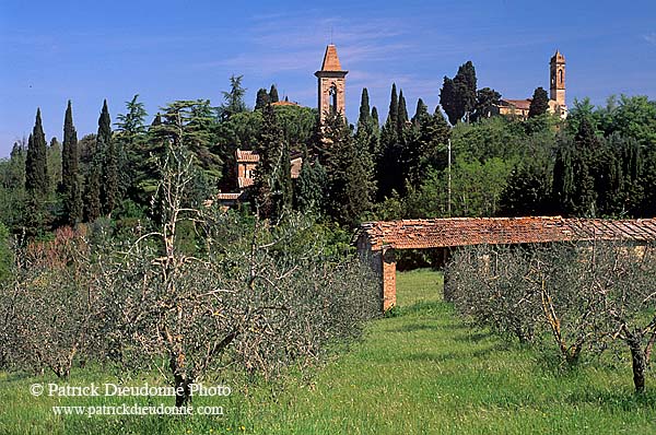 Tuscany, Chianti, Linari - Toscane, paysage à Linari  12135