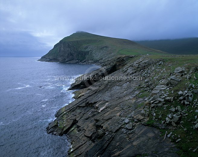 Foula, Shetland : The Noup (248 m) -  Falaises de The Noup, Foula 13147