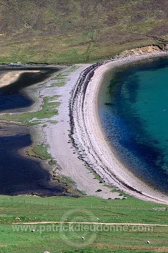 Fora Ness tombolo, North Mainland, Shetland -  Tombolo de Fora Ness 13314
